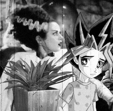 Yugi with mom and dad